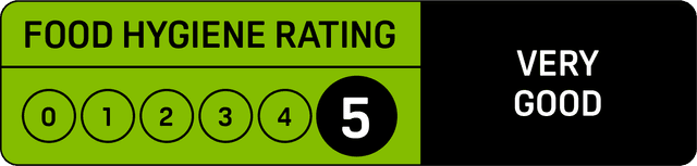 Food Hygiene Rating 5 — awarded to Two Beaches B&B